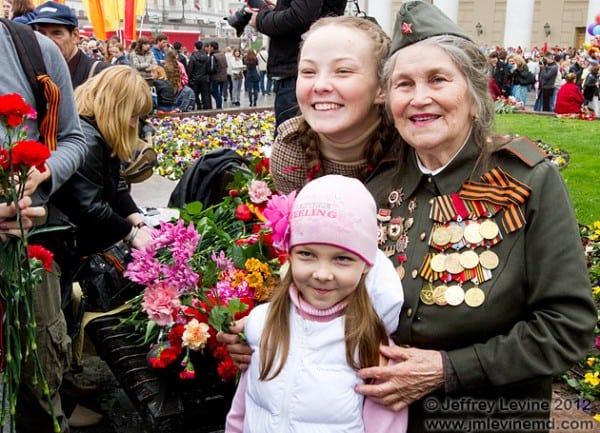 Victory day in moscow