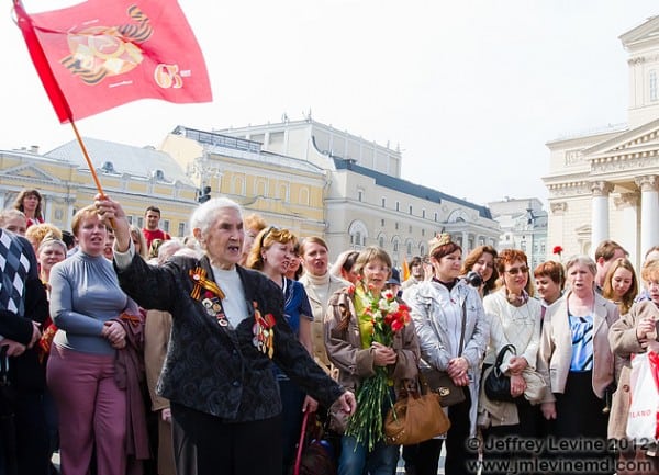 Victory day in moscow