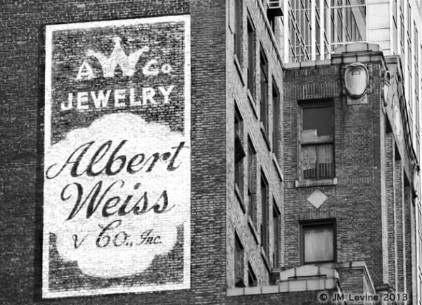 weiss jewelry, signs of old new york, changing manhattan