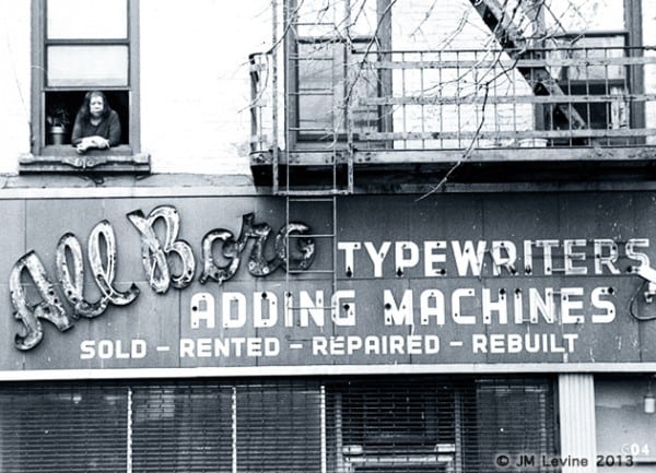 all boro typewriters, signs of old new york, changing manhattan