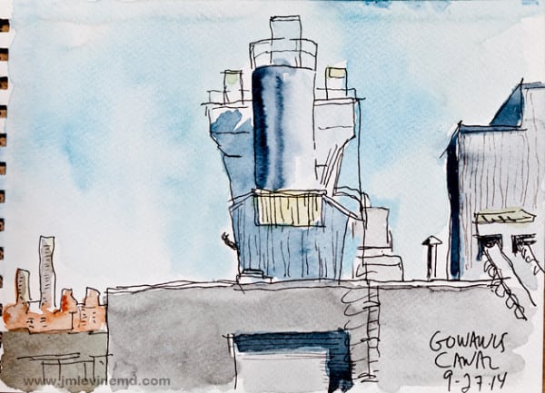 Jeffrey-M-Levine-MD; Jeff-Levine, Dr-Jeffrey-Levine, Jlevinemd, levineartstudio, manhattan, new-yorkers, urbansketchers, urban sketchers, gowanus, watercolor, sketchbook, aquarelle, watercolour