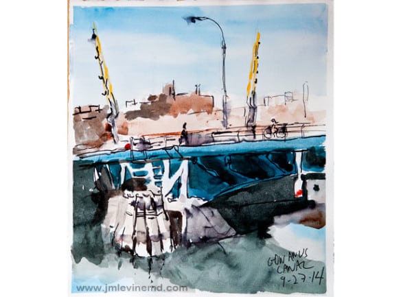 Jeffrey-M-Levine-MD; Jeff-Levine, Dr-Jeffrey-Levine, Jlevinemd, levineartstudio, manhattan, new-yorkers, urbansketchers, urban sketchers, gowanus, watercolor, sketchbook, aquarelle, watercolour