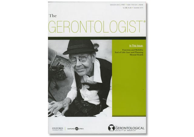 Music and Art on the Covers of The Gerontologist