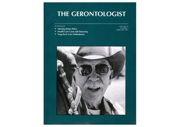Aging on the Covers of The Gerontologist