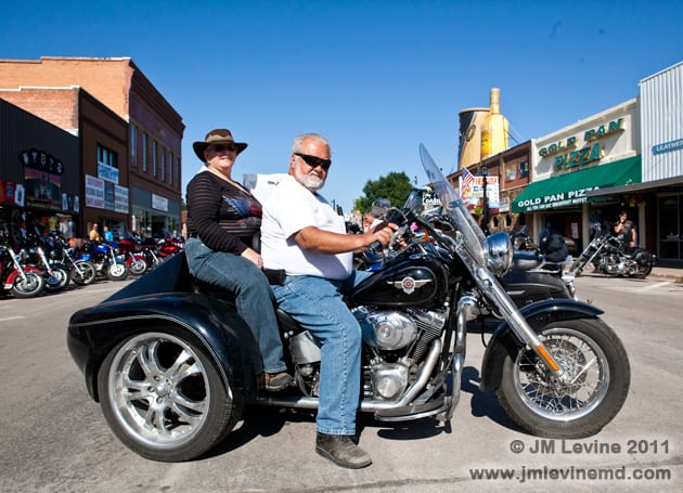 Making the scene in sturgis