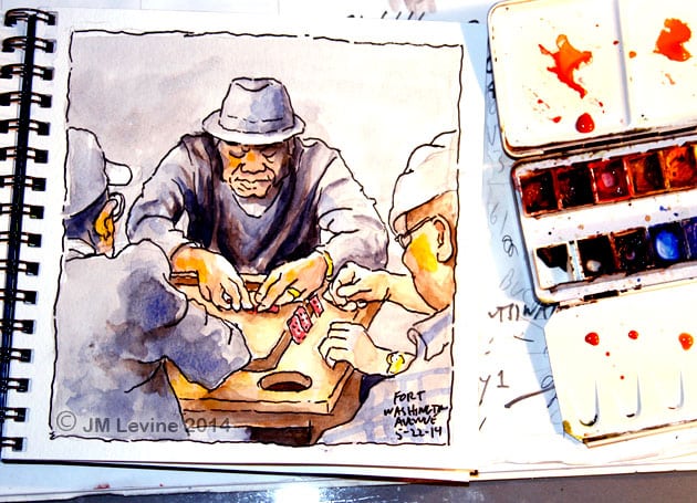 Jeffrey-M-Levine-MD; Jeff-Levine, Dr-Jeffrey-Levine, Jlevinemd, levineartstudio, manhattan, new-yorkers, Washington-heights, bennett-avenue, dominican-republic, watercolor, sketchbook, aquarelle, watercolour