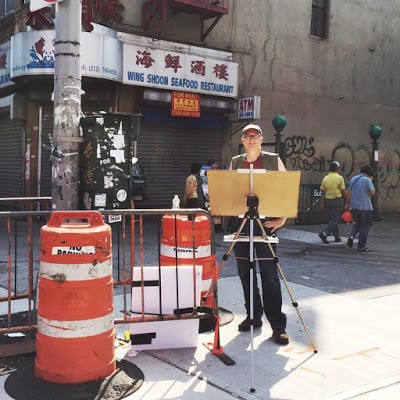 plein air, urban sketching, jeffrey m levine md, watercolor, new york city