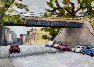 long island city, Queens, plein air, oil painting