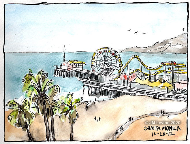 Venice Beach and Santa Monica Sketchbooks