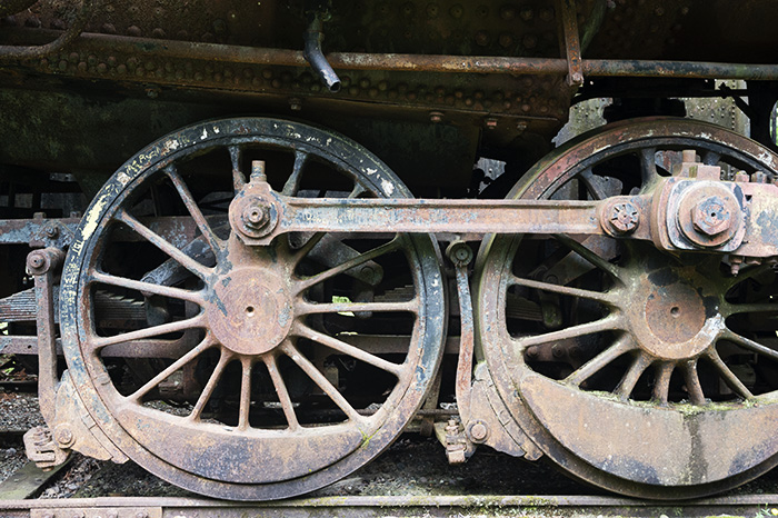 Sketching the abandoned steam locomotives of Maine