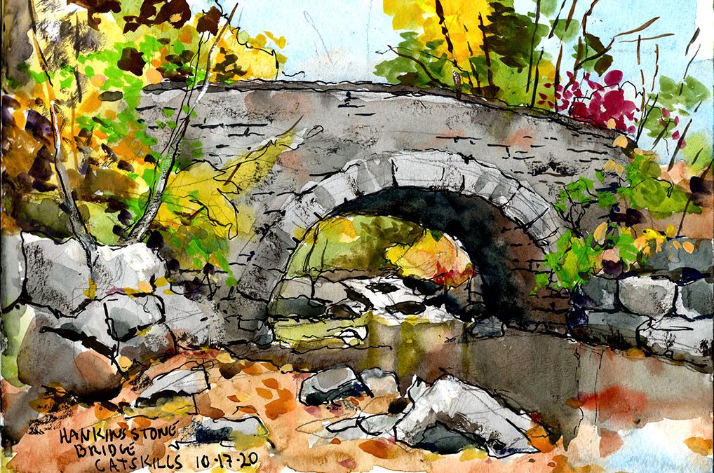 Painting the Historic Bridges of the Catskill Mountains