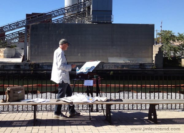 Sketching Gowanus Canal with NYC Urban Sketchers