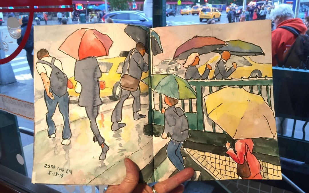 Sketching in New York City